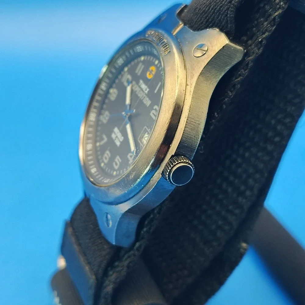 Vintage 2003 Timex Expedition 40mm Mens Quartz Field Watch (Indiglo Not Working)